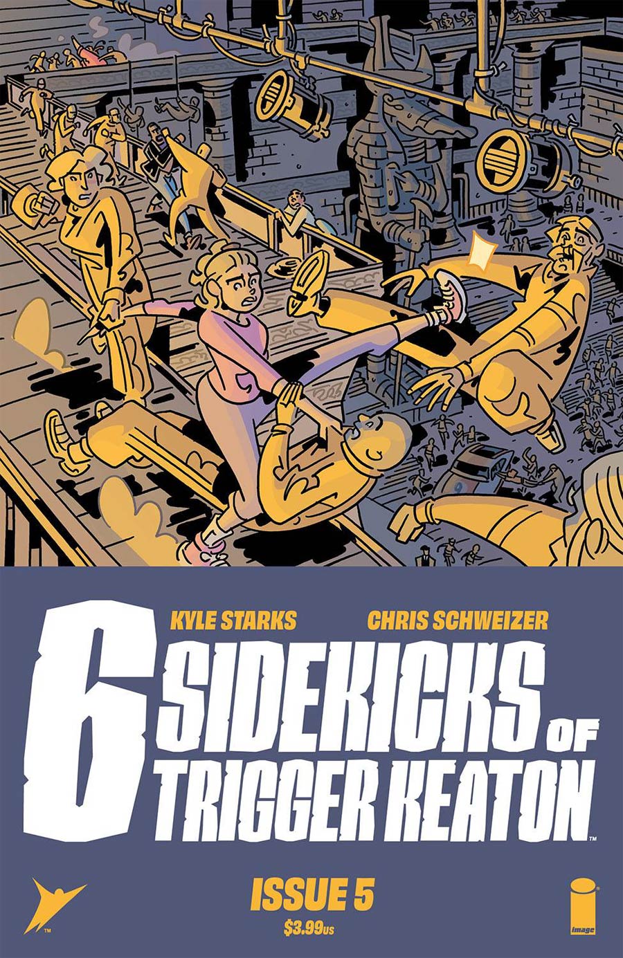 Six Sidekicks Of Trigger Keaton #5 Cover A Regular Chris Schweizer Cover