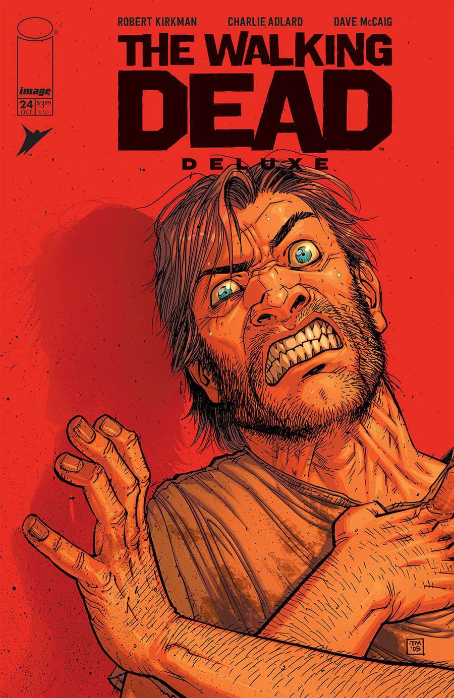 Walking Dead Deluxe #24 Cover B Variant Tony Moore & Dave McCaig Cover