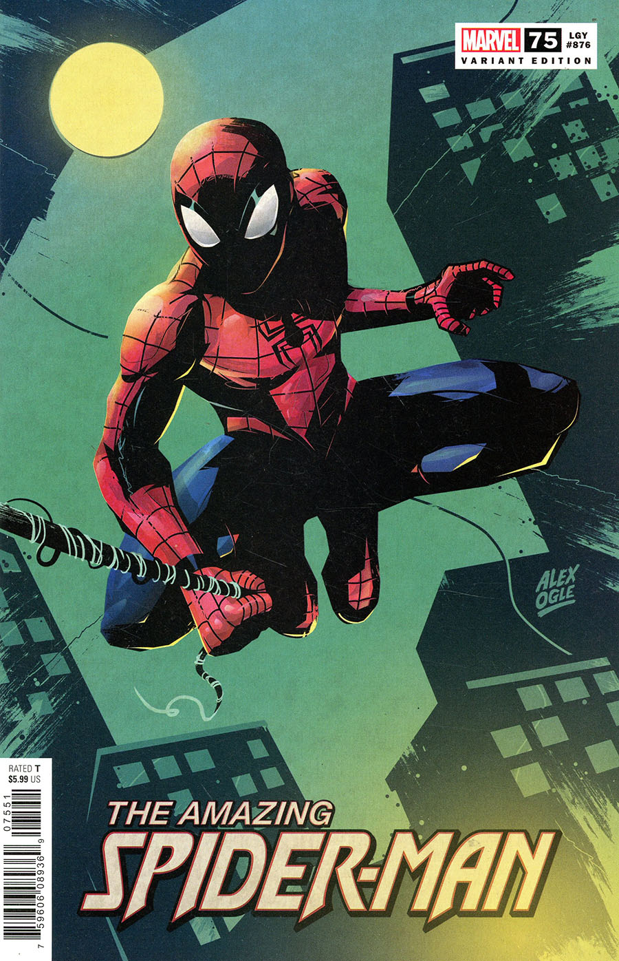 Amazing Spider-Man Vol 5 #75 Cover E Variant Alex Ogle Cover