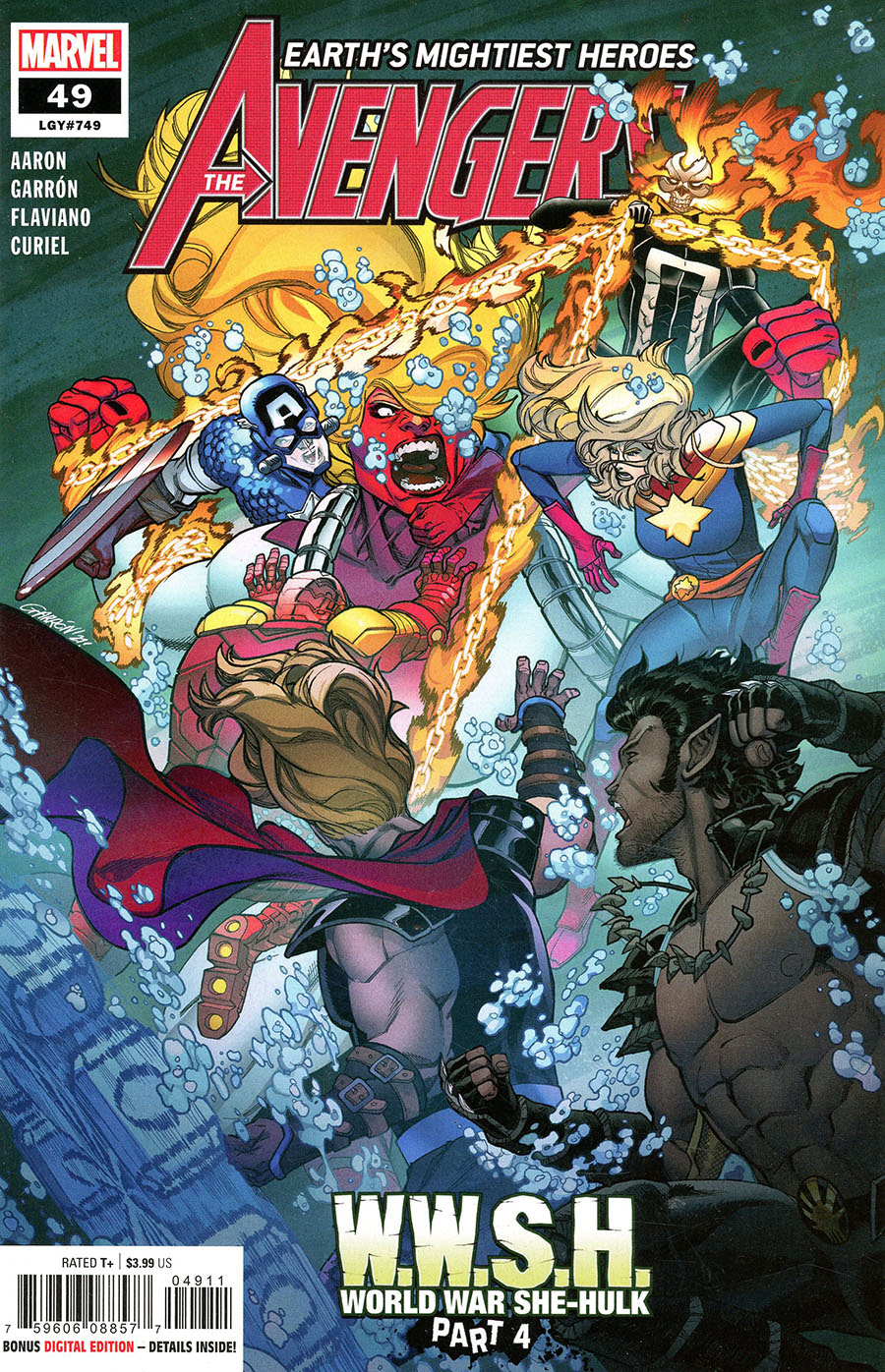Avengers Vol 7 #49 Cover A Regular Javier Garron Cover