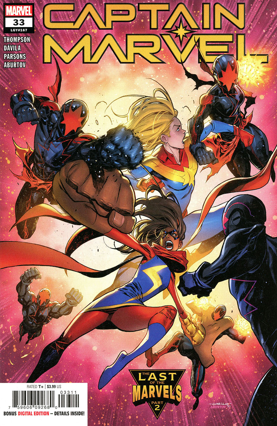 Captain Marvel Vol 9 #33 Cover A Regular Iban Coello Cover