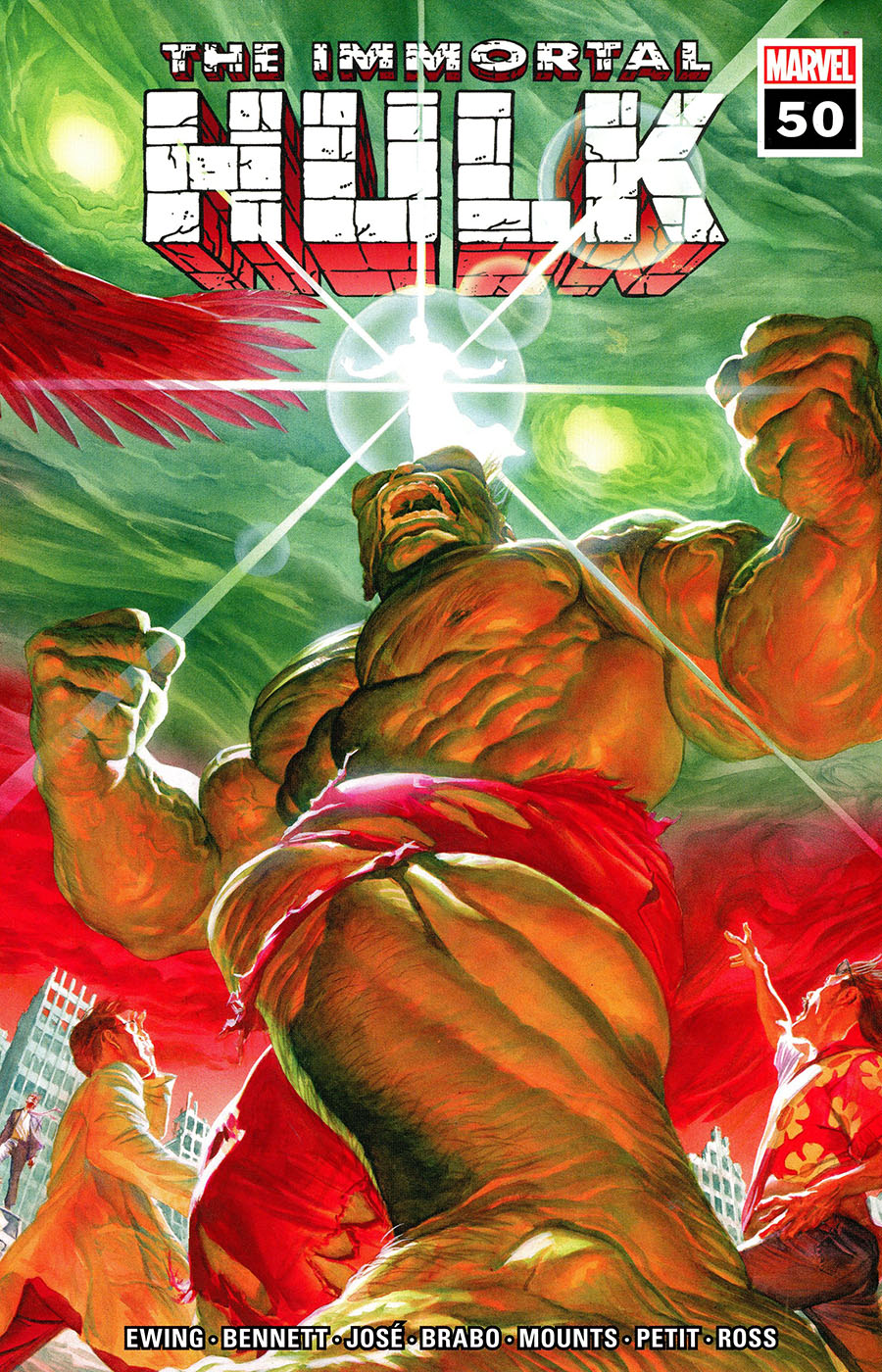 Immortal Hulk #50 Cover A Regular Alex Ross Wraparound Cover