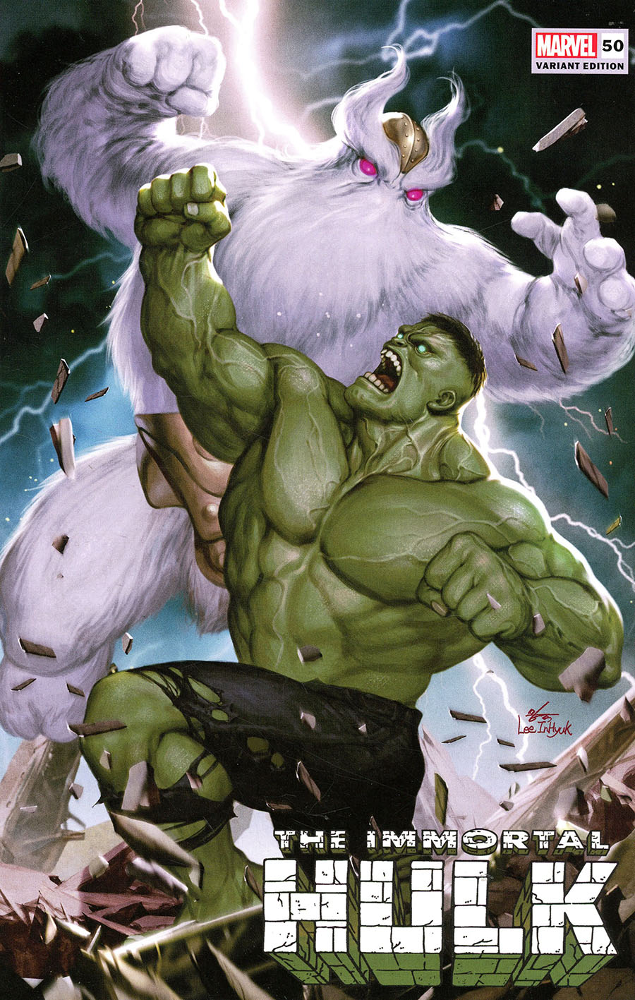 Immortal Hulk #50 Cover H Variant Inhyuk Lee Cover