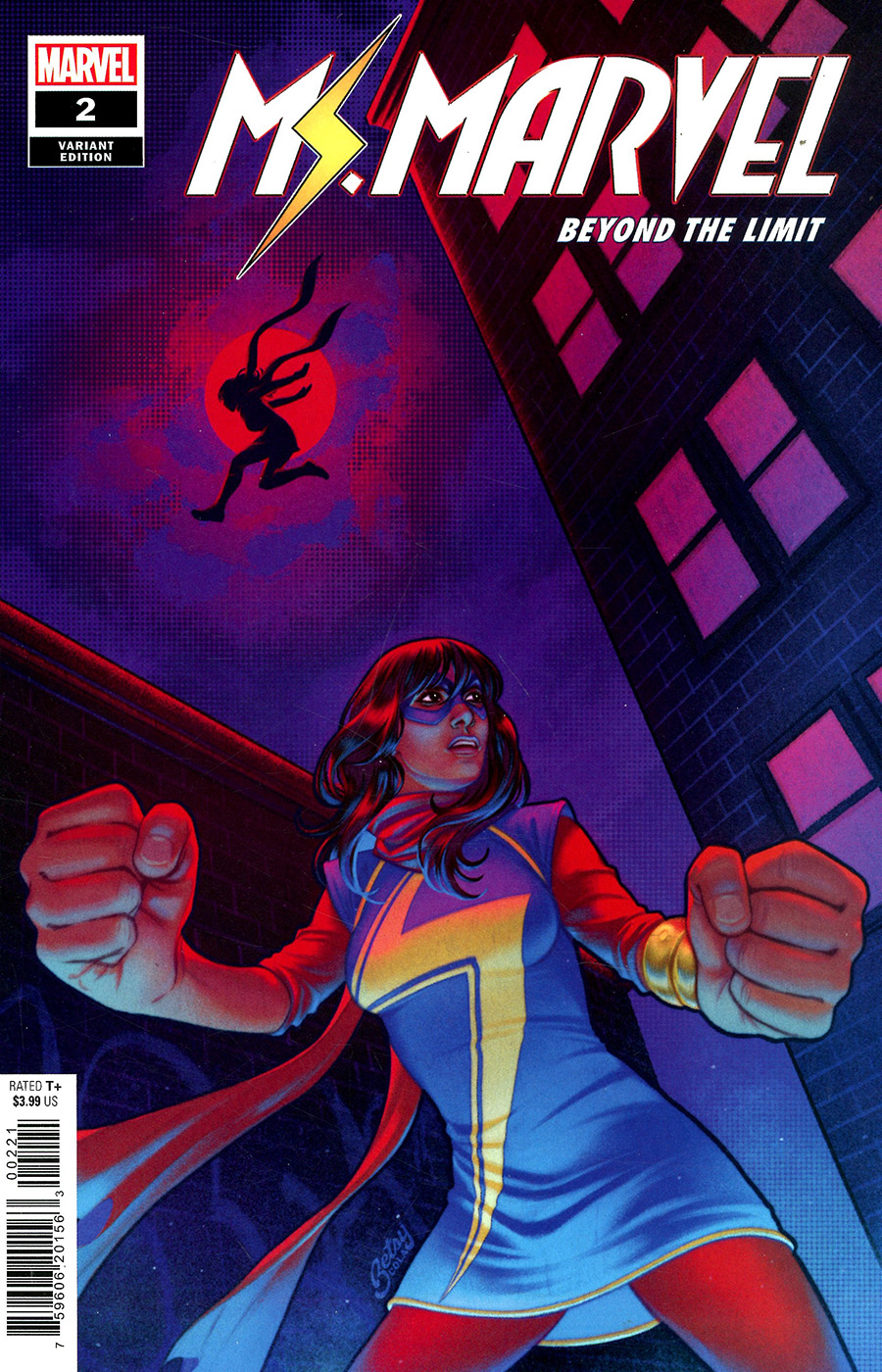 Ms Marvel Beyond The Limit #2 Cover B Variant Betsy Cola Cover