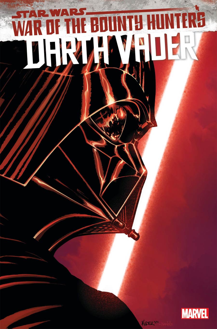 Star Wars Darth Vader #17 Cover A Regular Aaron Kuder Cover (War Of The Bounty Hunters Tie-In)