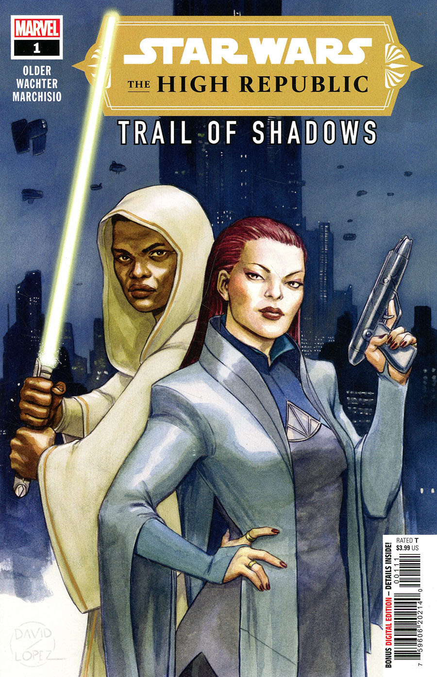 Star Wars The High Republic Trail Of Shadows #1 Cover A Regular David Lopez Cover