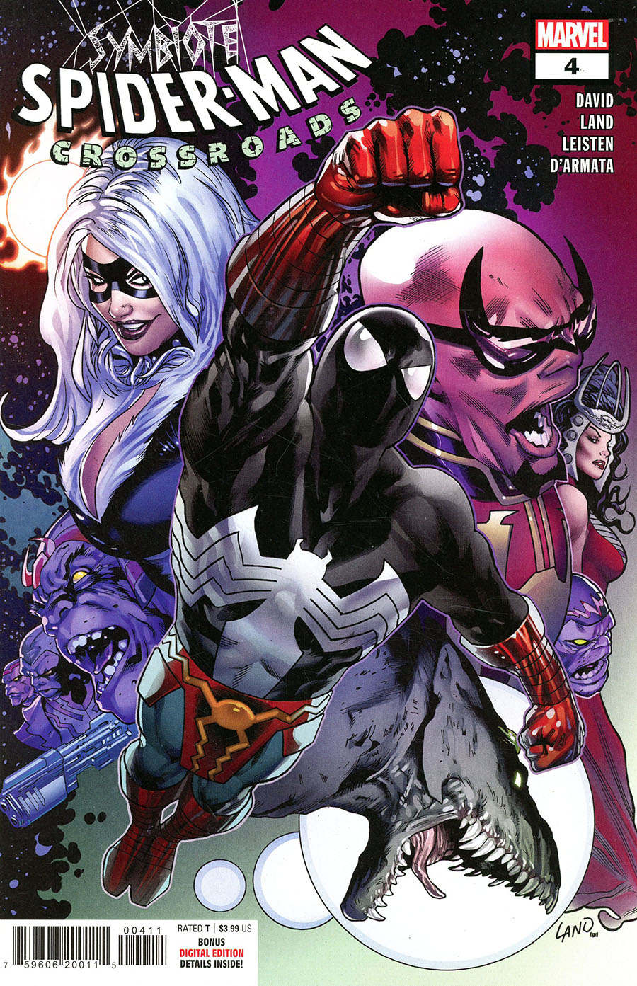 Symbiote Spider-Man Crossroads #4 Cover A Regular Greg Land Cover