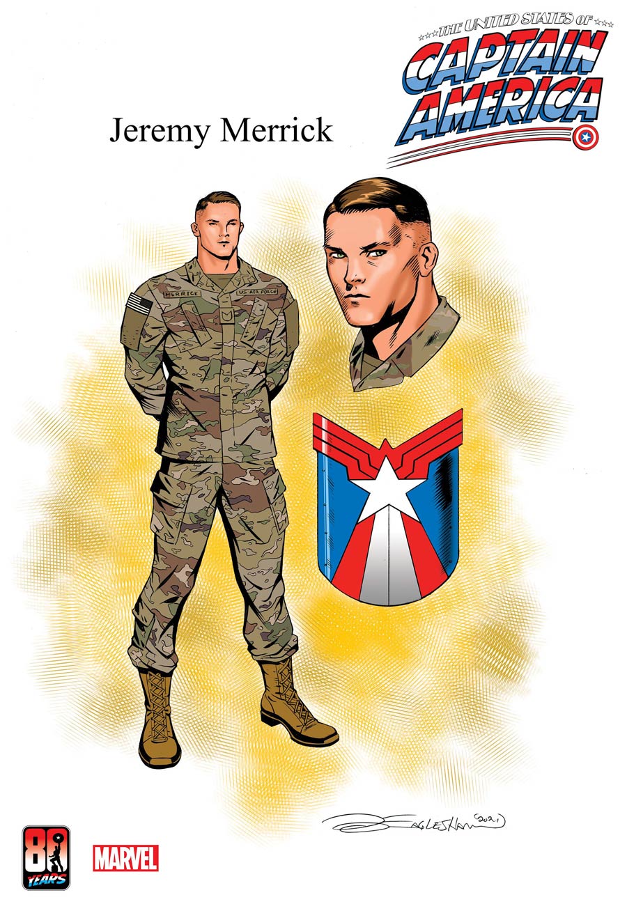 United States Of Captain America #5 Cover B Variant Dale Eaglesham Design Cover