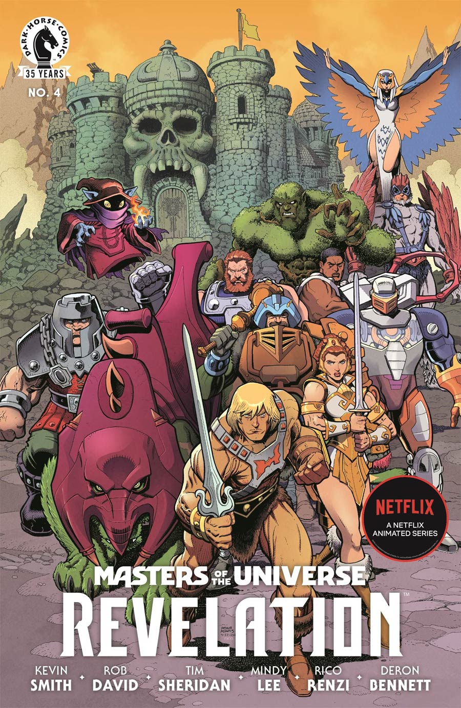 Masters Of The Universe Revelation #4 Cover B Variant Arthur Adams Cover