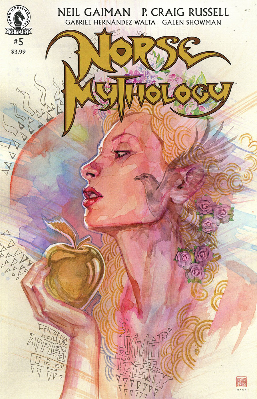 Neil Gaiman Norse Mythology II #5 Cover B Variant David Mack Cover