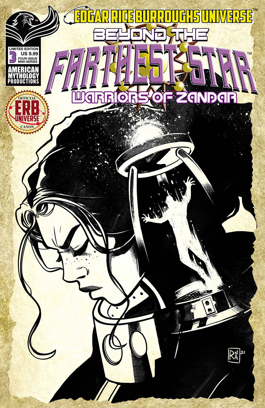 Beyond The Farthest Star Warriors Of Zandar #3 Cover B Limited Edition Alessandro Ranaldi Variant Cover