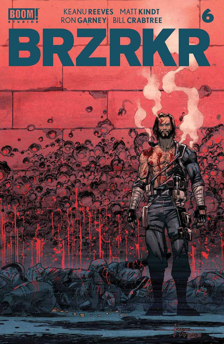 BRZRKR (Berzerker) #6 Cover B Variant Javier Fernandez Cover