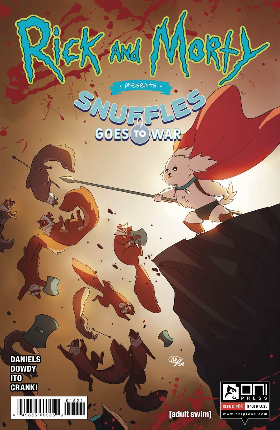 Rick And Morty Presents Snuffles Goes To War #1 (One Shot) Cover B Variant Megan Huang Cover