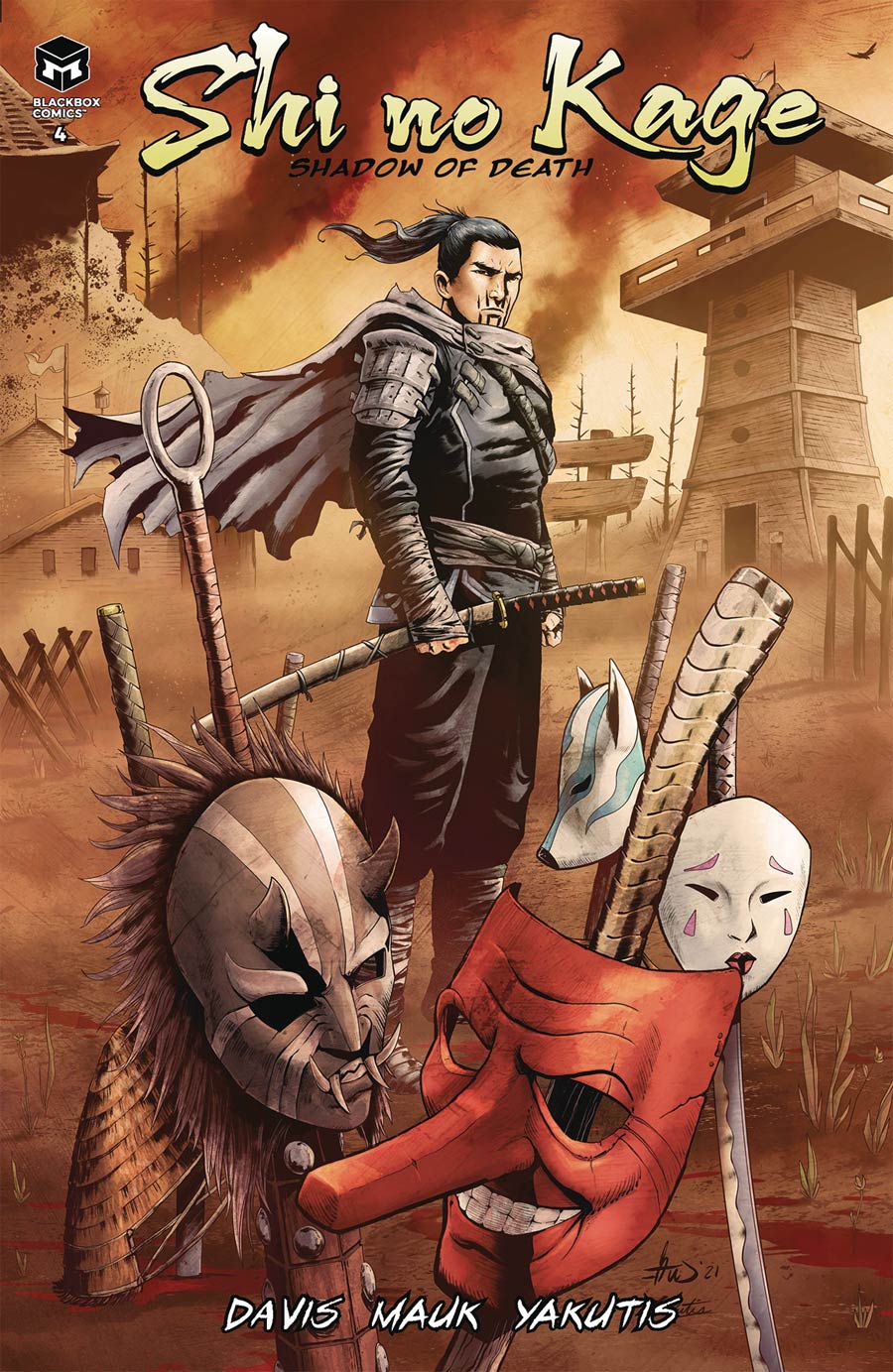 Shi No Kage Shadow Of Death #4 Cover A Regular Gus Mauk Cover