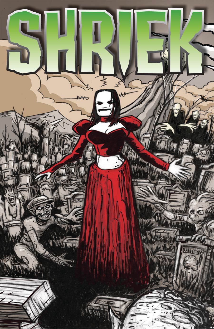 Shriek #1 Cover C Variant Lady Dracula Cover