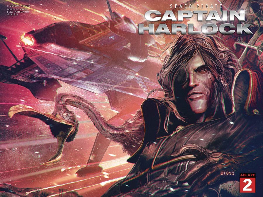 Space Pirate Captain Harlock #5 Cover B Variant John Giang Wraparound Cover
