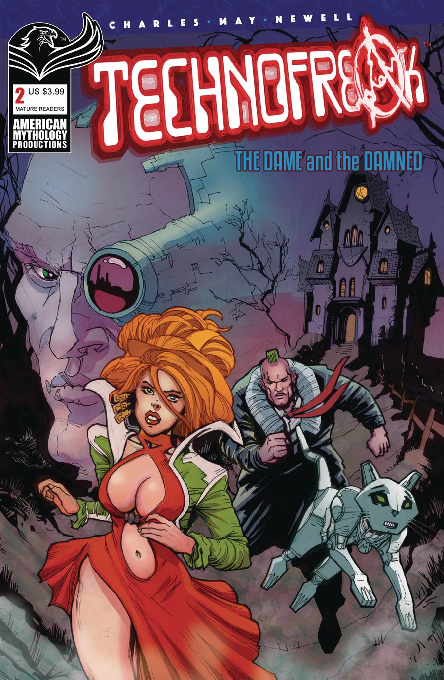 Technofreak #2 Cover A Regular Tom Newwell & John Charles Cover