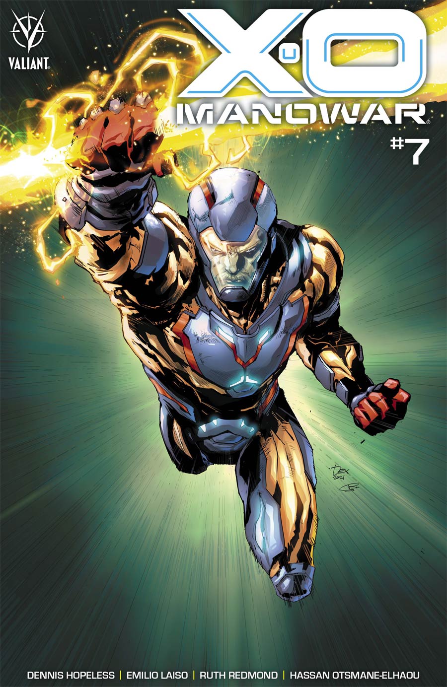 X-O Manowar Vol 5 #7 Cover B Variant Dexter Soy Cover