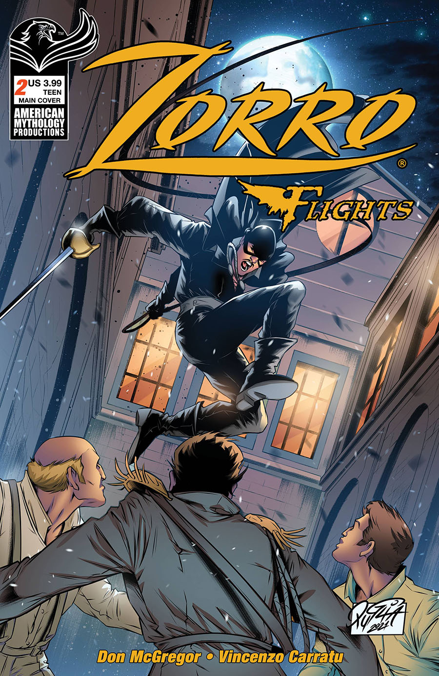 Zorro Flights #2 Cover A Regular Mariana Puglia Cover