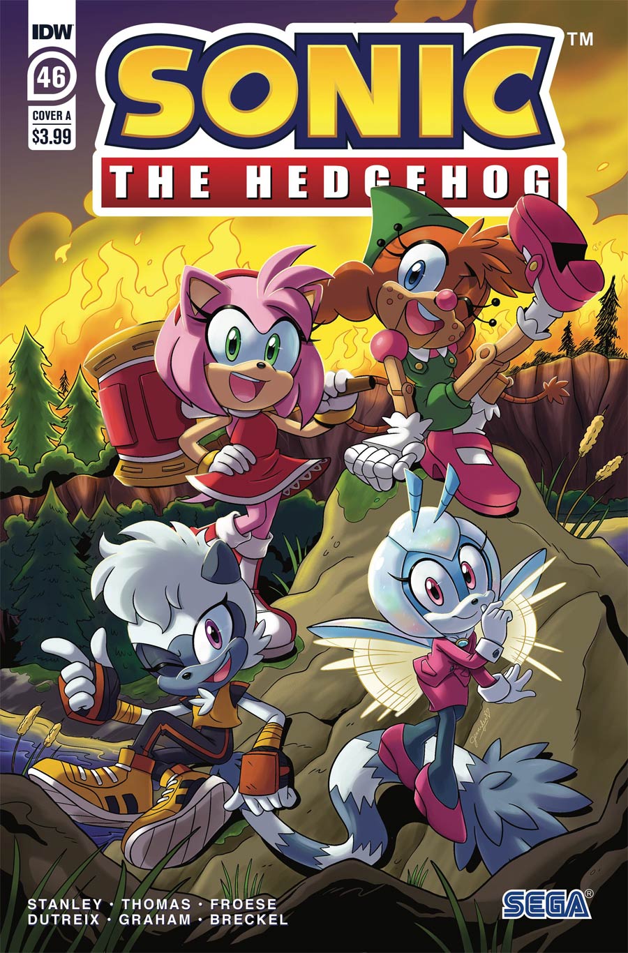 Sonic The Hedgehog Vol 3 #46 Cover A Regular Ryan Jampole Cover