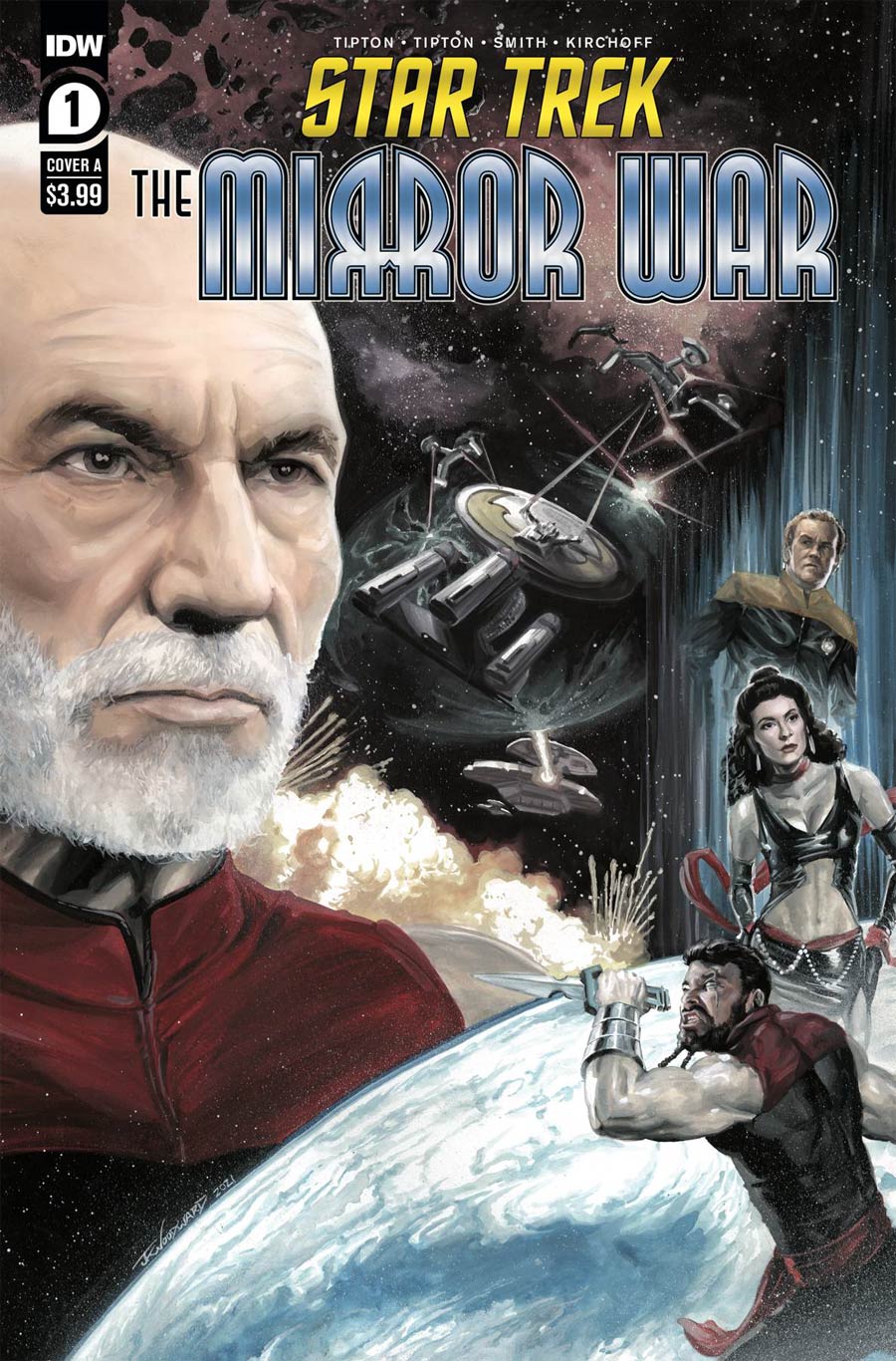 Star Trek The Mirror War #1 Cover A Regular JK Woodward Cover