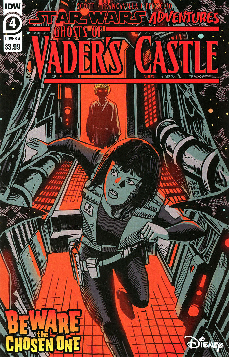 Star Wars Adventures Ghosts Of Vaders Castle #4 Cover A Regular Francesco Francavilla Cover