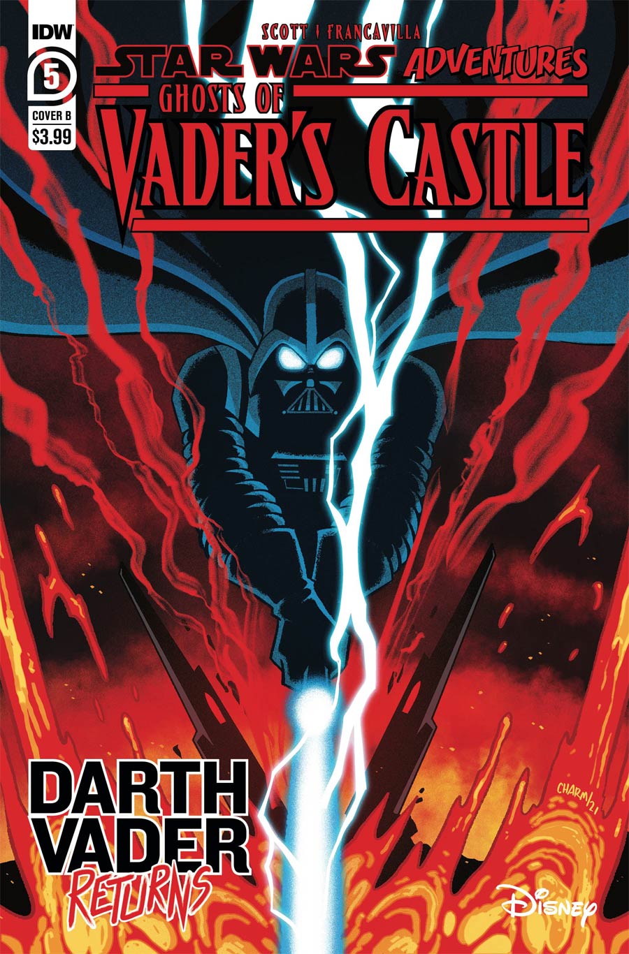 Star Wars Adventures Ghosts Of Vaders Castle #5 Cover B Variant Derek Charm Cover