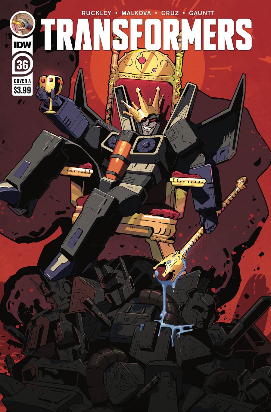 Transformers Vol 4 #36 Cover A Regular Anna Malkova Cover