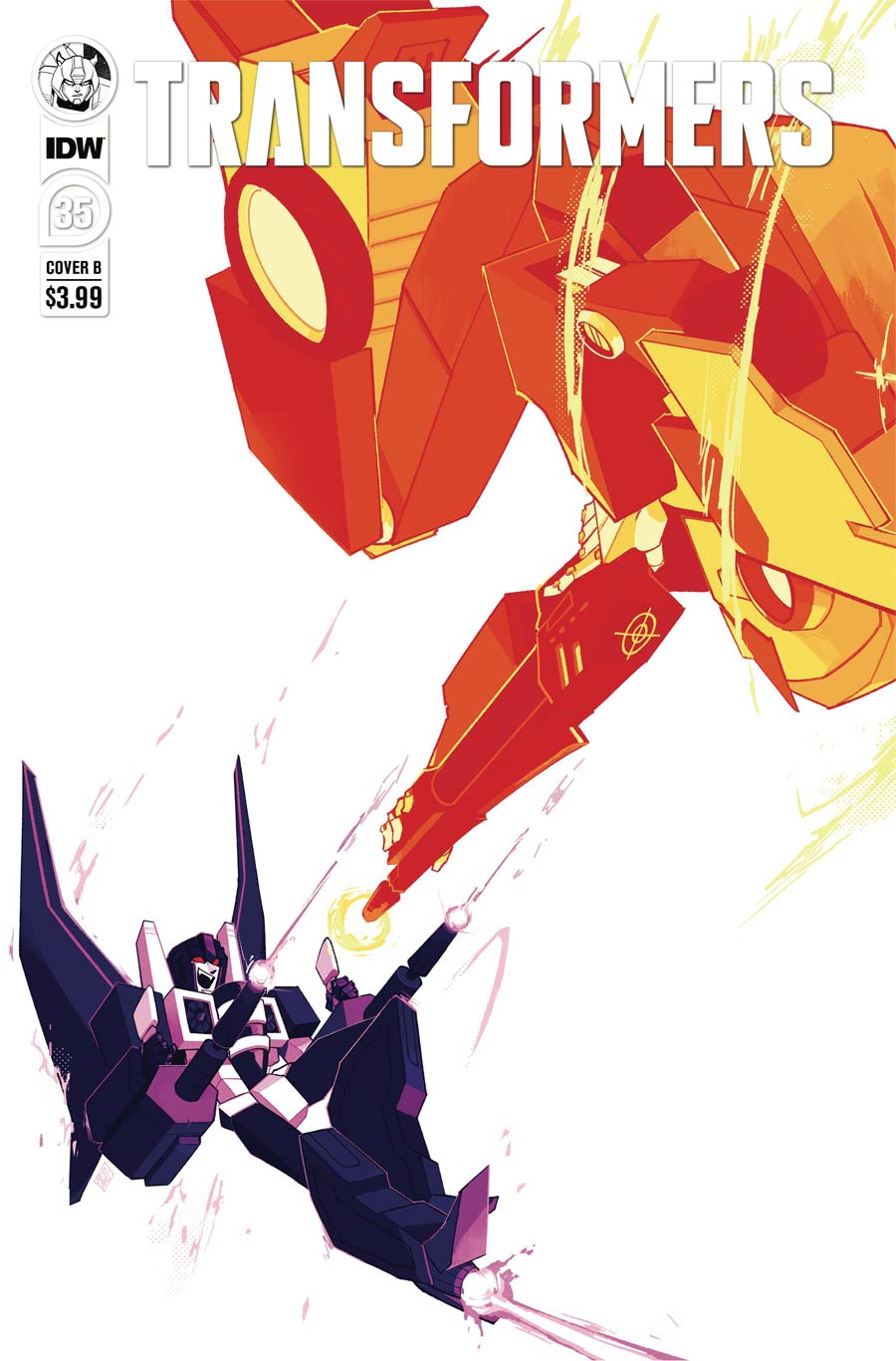 Transformers Vol 4 #36 Cover B Variant Red Powell Cover