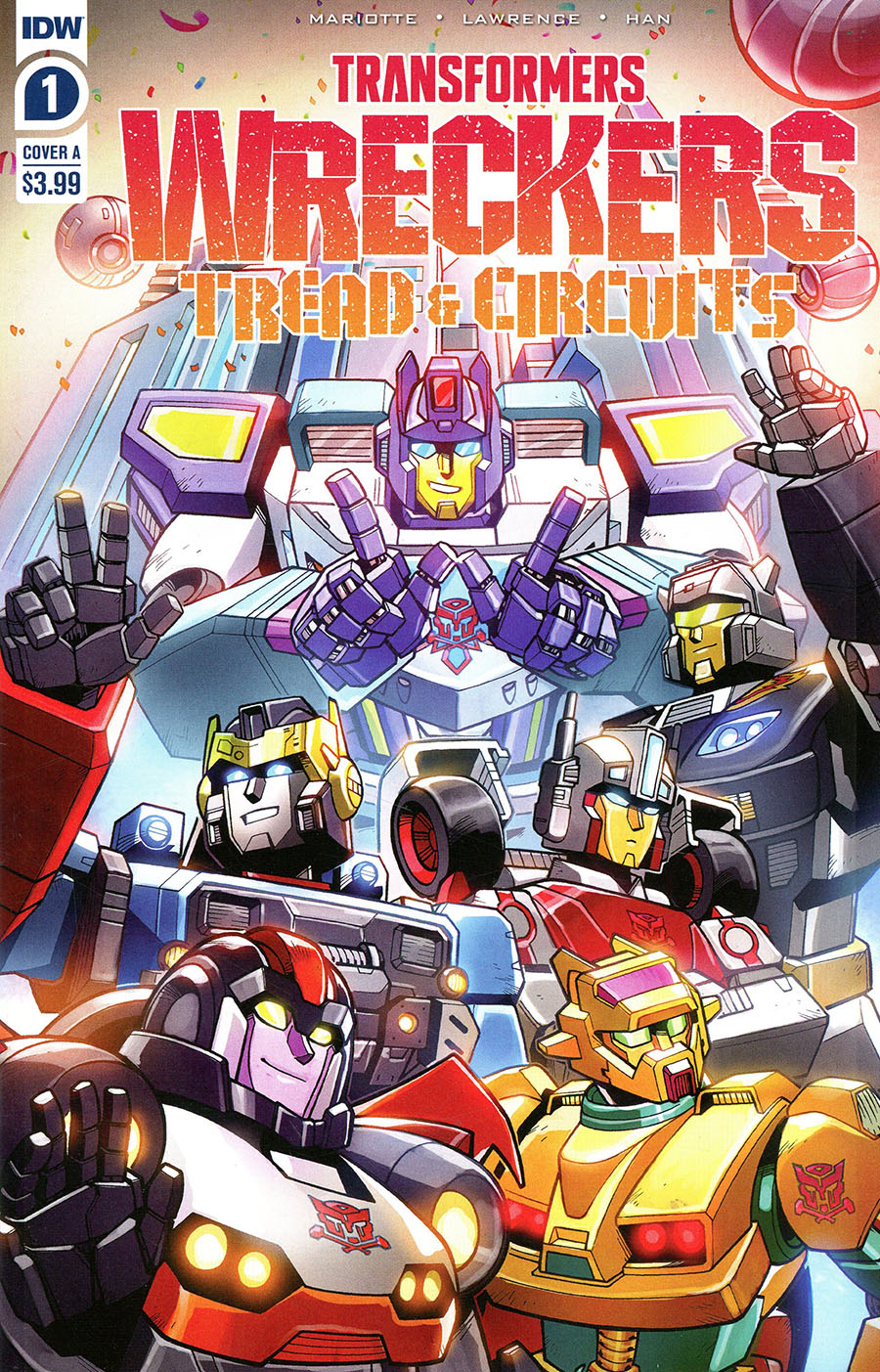 Transformers Wreckers Tread & Circuits #1 Cover A Regular Jack Lawrence Cover
