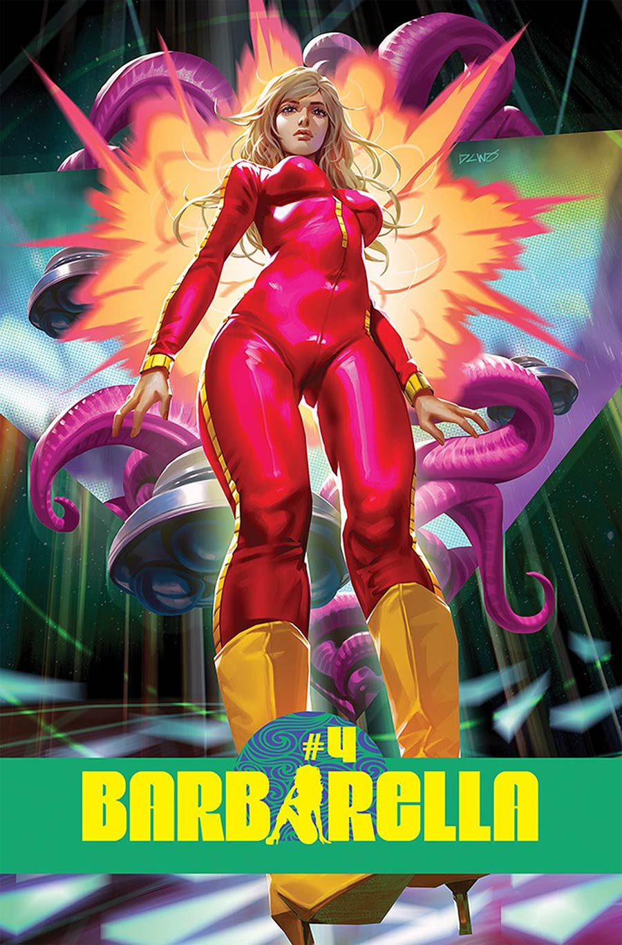 Barbarella Vol 2 #4 Cover B Variant Derrick Chew Cover