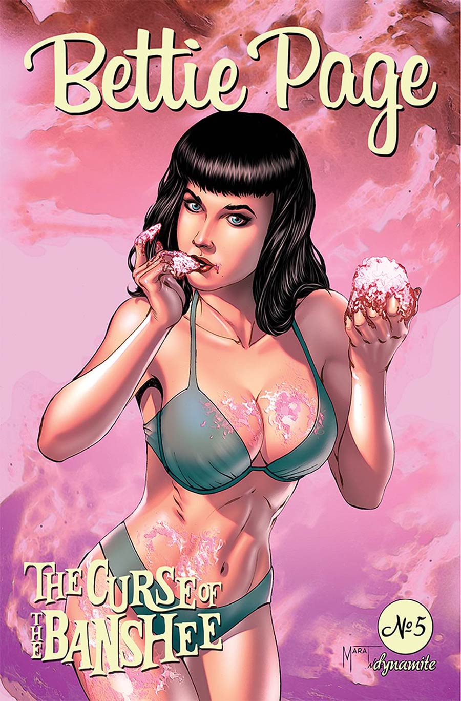 Bettie Page And The Curse Of The Banshee #5 Cover A Regular Marat Mychaels Cover