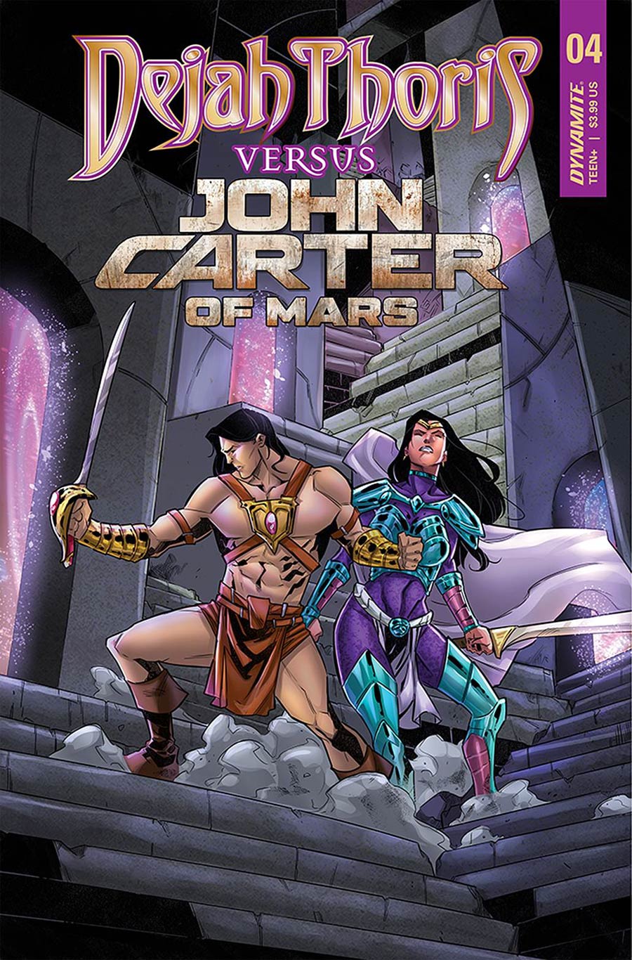 Dejah Thoris Versus John Carter Of Mars #4 Cover C Variant Alessandro Miracolo Cover