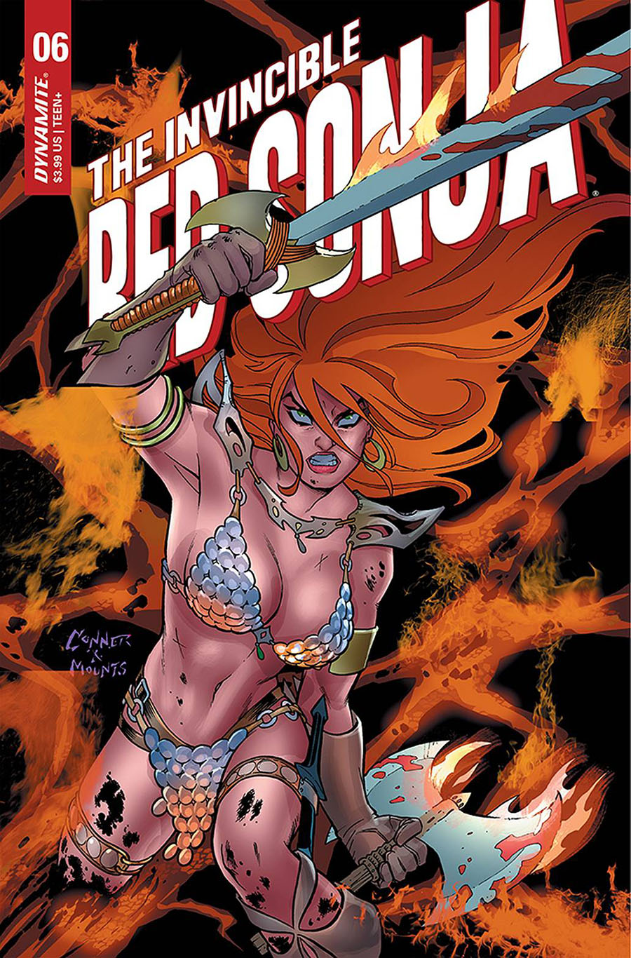 Invincible Red Sonja #6 Cover A Regular Amanda Conner Cover