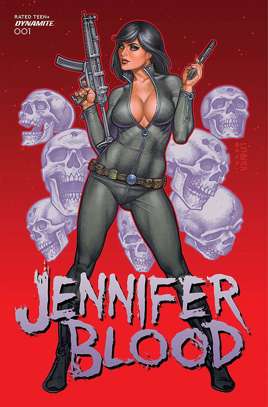 Jennifer Blood Vol 2 #1 Cover B Variant Joseph Michael Linsner Cover