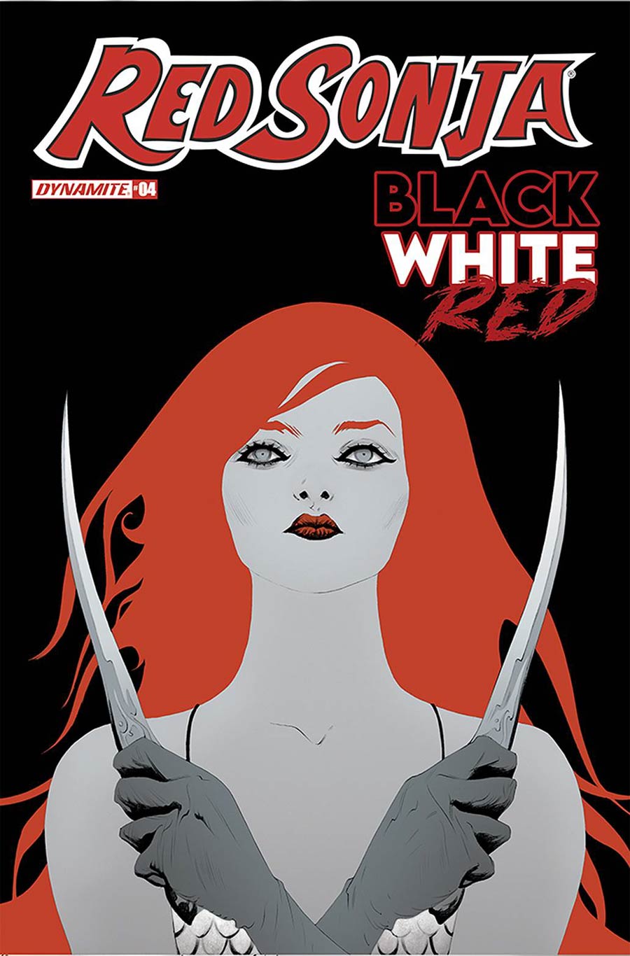 Red Sonja Black White Red #4 Cover C Variant Jae Lee Cover