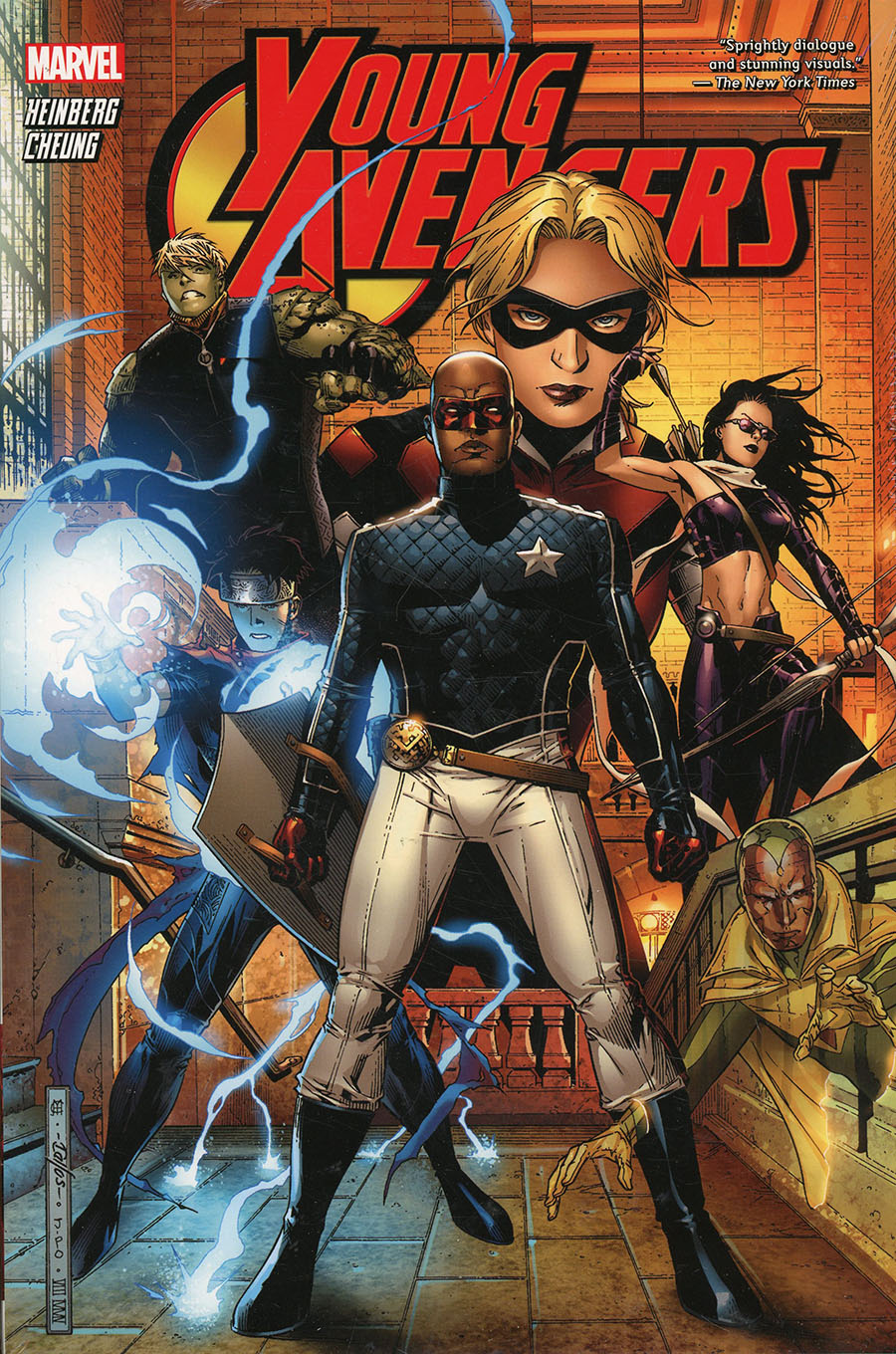Young Avengers By Allan Heinberg & Jim Cheung Omnibus HC Direct Market Jim Cheung Young Avengers Special Variant Cover