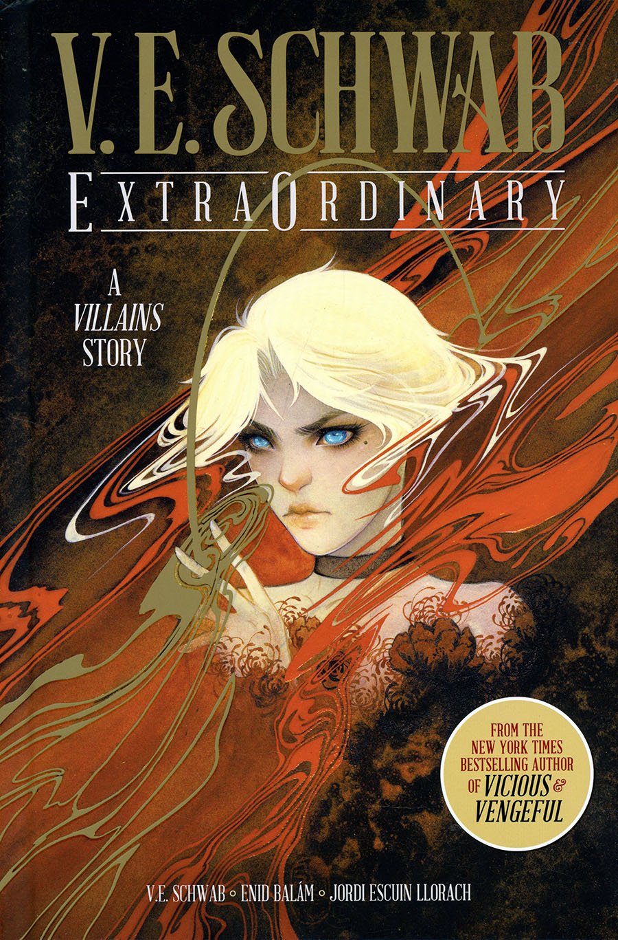 VE Schwabs Extraordinary Vol 1 HC Previews Exclusive Cover With Signed Tip-In Sheet By VE Schwab