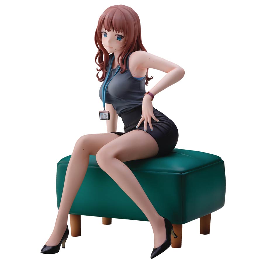 Doushima Illustration Hokuro No Ooi Senpai Ol-San Non-Scale PVC Figure