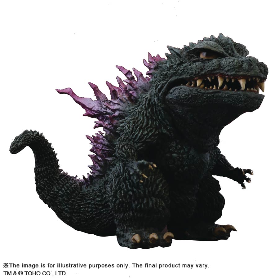 Godzilla vs Megaguirus 2000 Godzilla Defo Real Soft Vinyl Figure