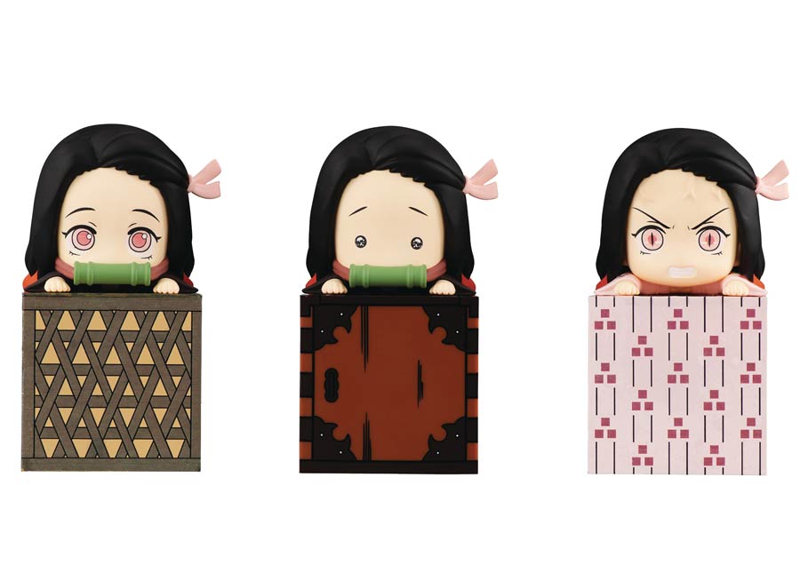 Demon Slayer Kimetsu No Yaiba Hikkake Nezuko 3-Piece PVC Figure Set