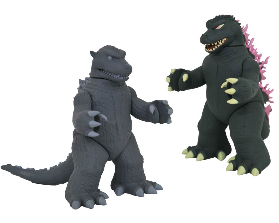 Godzilla Vinimates 1954 & Godzilla 1999 2-Pack Vinyl Figure