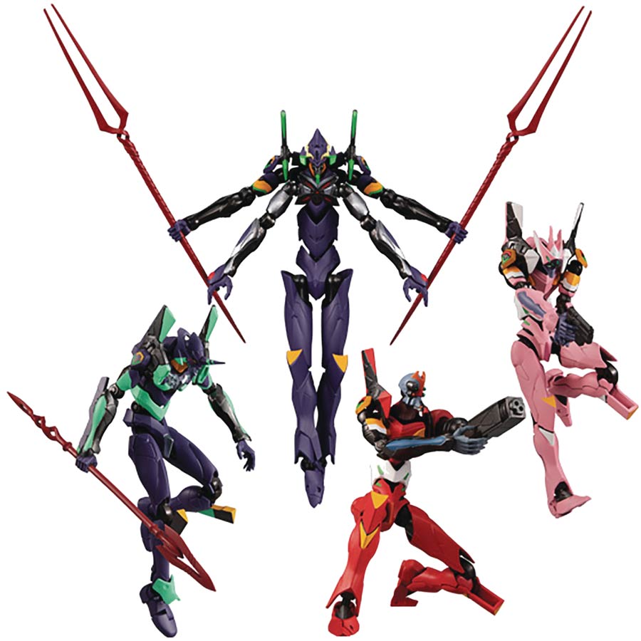 Neon Genesis Evangelion EVA-Frame 02 Figure (Filled Randomly)