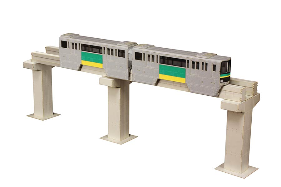 A Certain Scientific Railgun Anitecture Academy Monorail 1/150 Scale Paper Model Kit