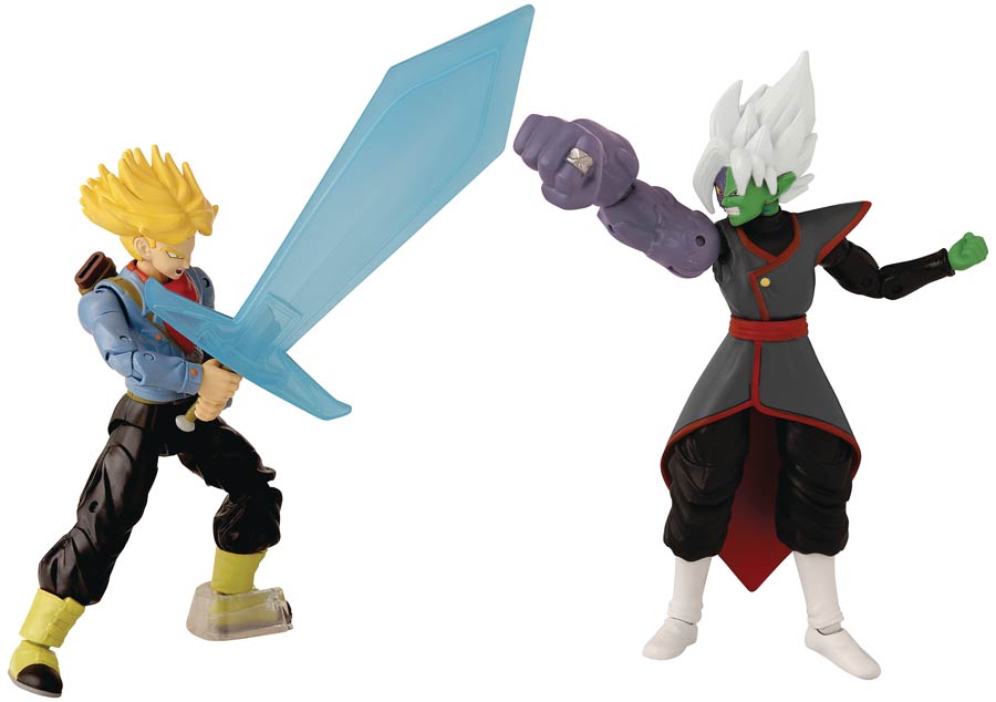Dragon Ball Super Dragon Stars Future Trunks vs Fusion Zamasu 2-Pack Action Figure