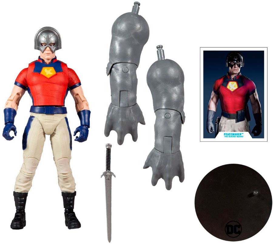 DC Collector Build-A-Figure Wave 5 The Suicide Squad Peacemaker 7-Inch Scale Action Figure