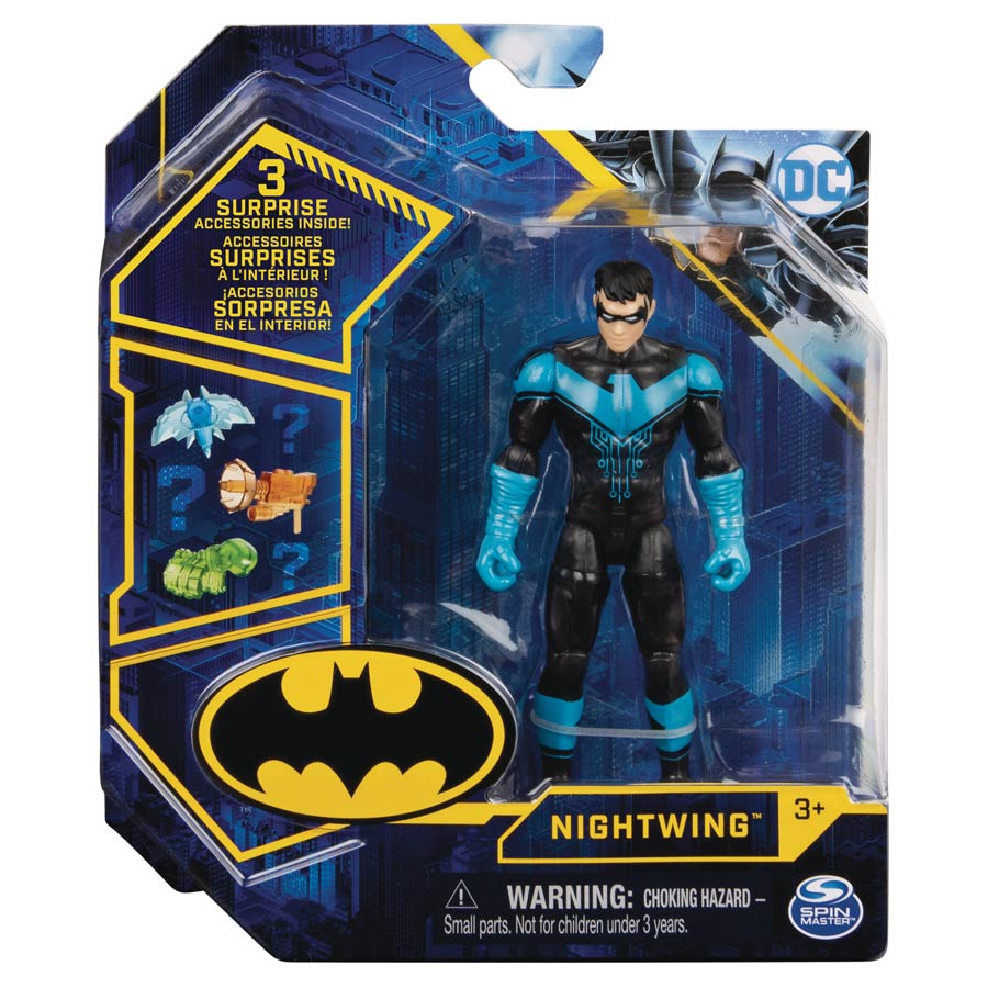 Batman Mystery Accessories 4-Inch Action Figure 8-Piece Assortment Mix A