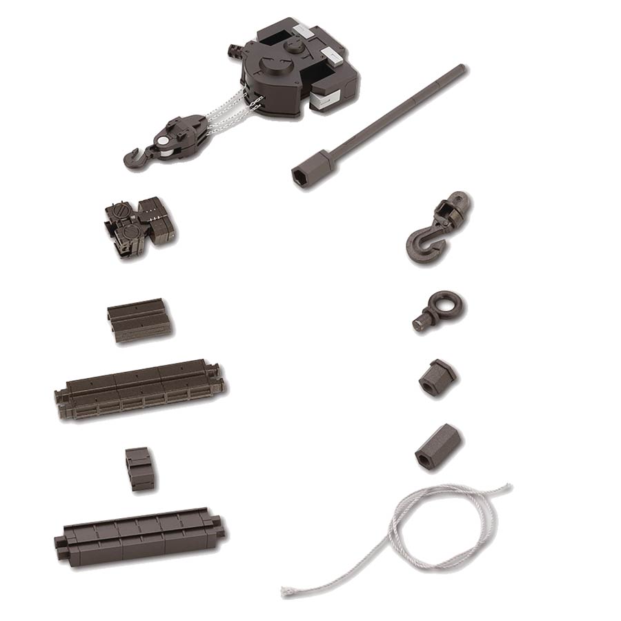 Hexa Gear Block Base 05 Crane Option 1/24 Scale Plastic Model Kit