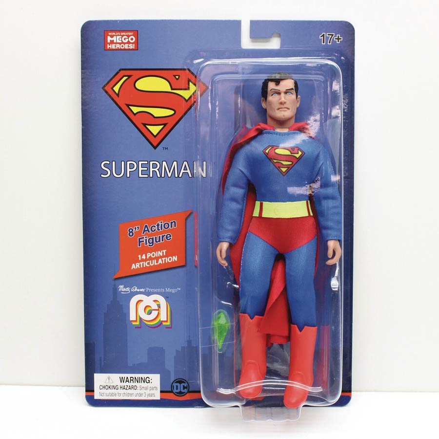 Mego DC Comics 8-Inch Action Figure - Superman