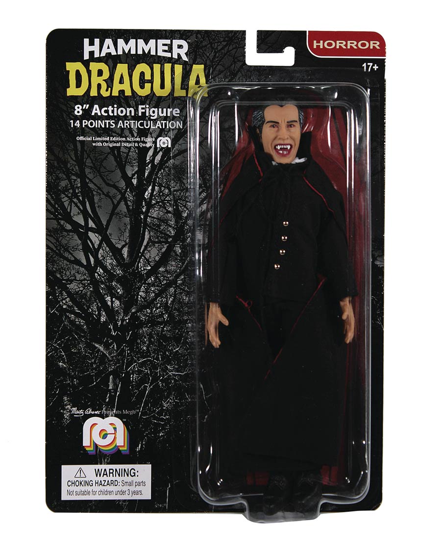 Mego Horror Hammer Dracula 8-Inch Action Figure